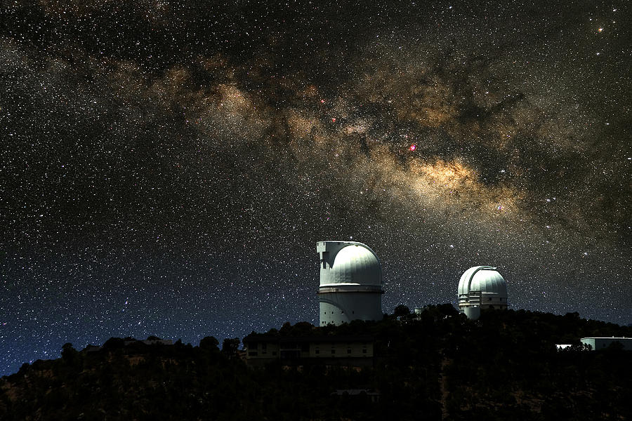 Thundering Milky Way Photograph by Larry Landolfi