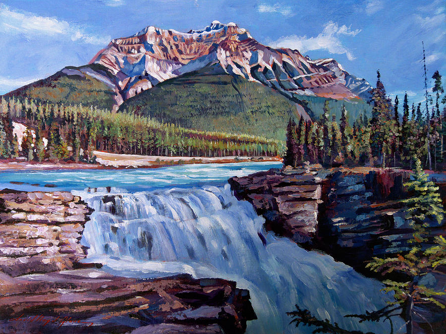 Thundering River Painting by David Lloyd Glover