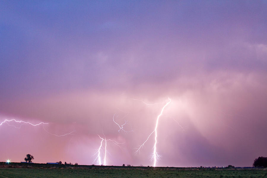 Thunderstorm On The Plains Photograph
