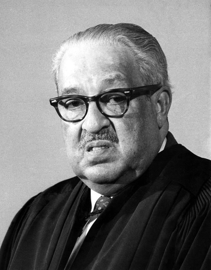 Thurgood Marshall 1908-1993 Associate Photograph By Everett - Fine Art 