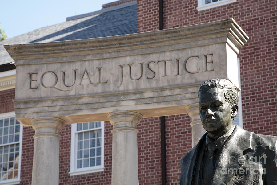 Thurgood Marshall Memorial in Annapolis Photograph by William Kuta