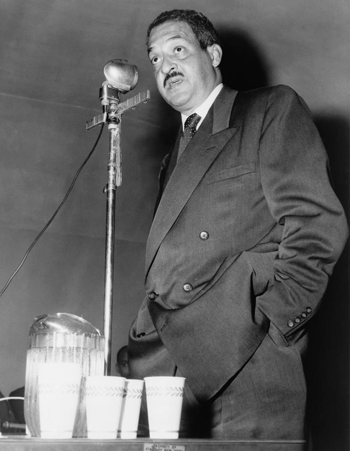 Thurgood Marshall, Then Chief Counsel Photograph by Everett