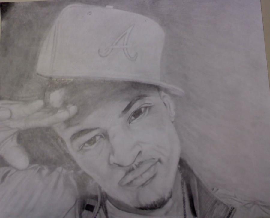 Music Drawing - T.i. by Michael Bennett