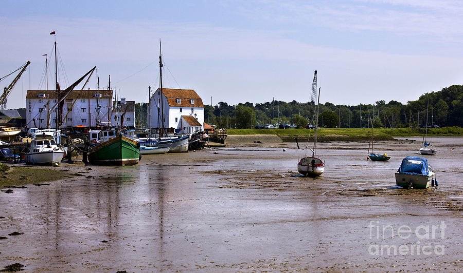 Tides Out At Woodbridge Suffolk Photograph by Darren Burroughs - Fine ...