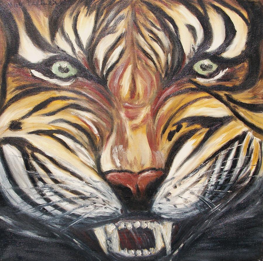 Animal Painting - Tiger by Irina Kalinkina