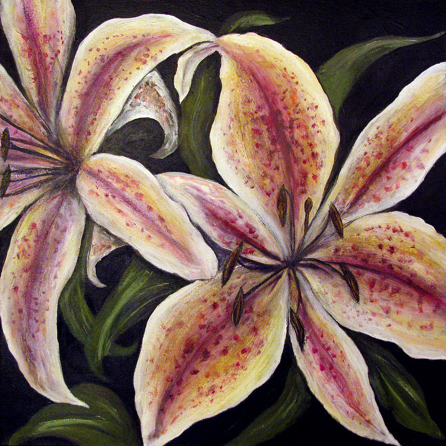 Tiger Lillies Painting By Hugh Williamson - Fine Art America