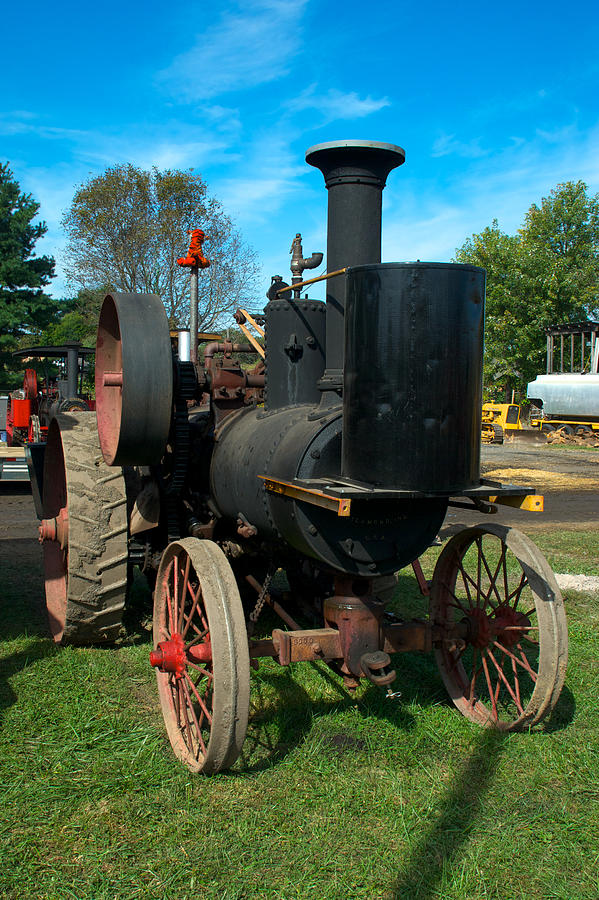 Historic Photograph - Tigger Steam Engine Tractor by Mark Dodd