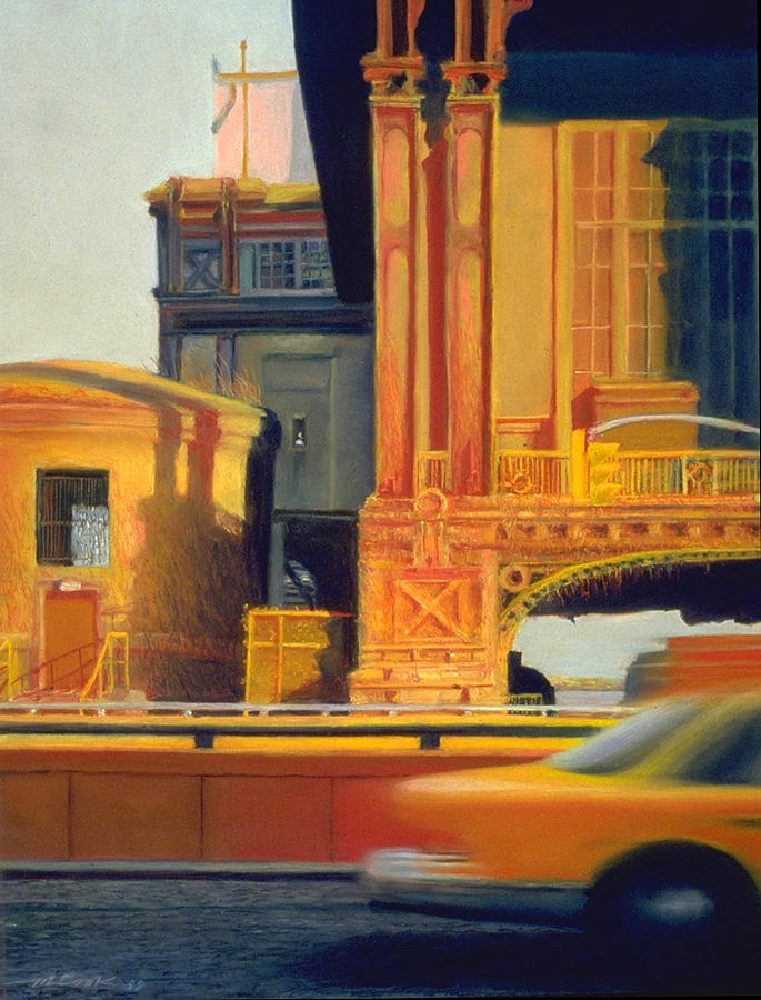 New York City Painting - Time and Motion Study by Michael Cook
