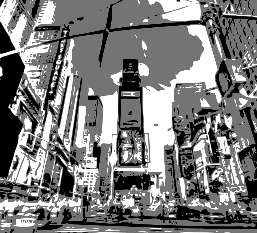 Time Square BW3 Photograph by Scott Kelley