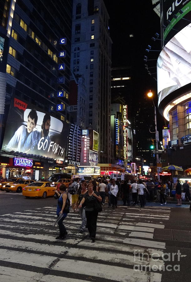 Times Square 13 Photograph by Padamvir Singh