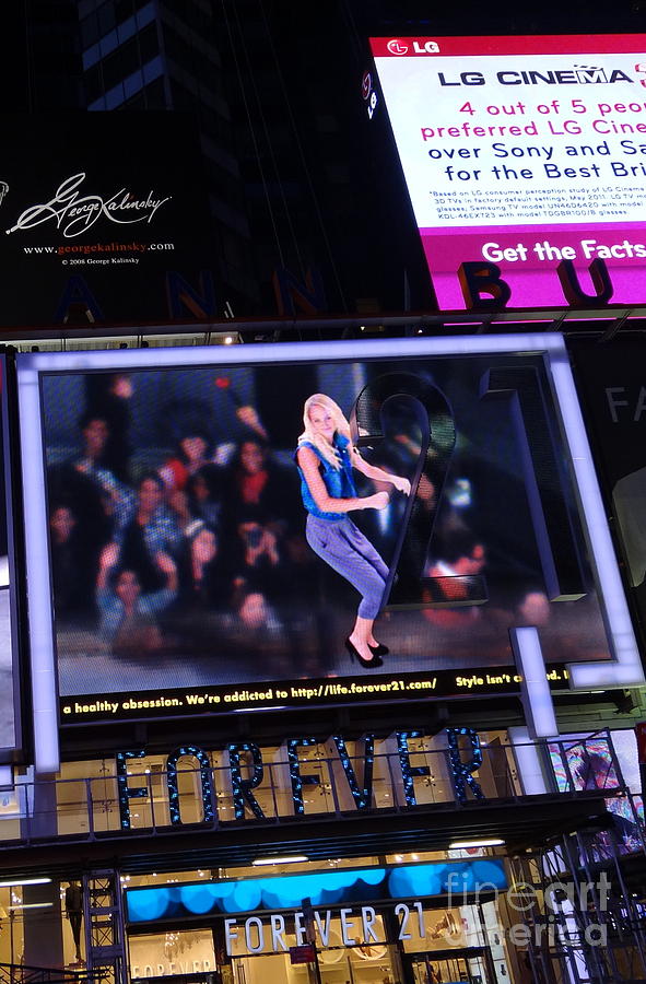 Times Square 160 Photograph by Padamvir Singh