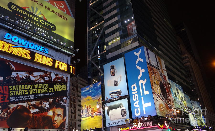 Times Square 184 Photograph by Padamvir Singh