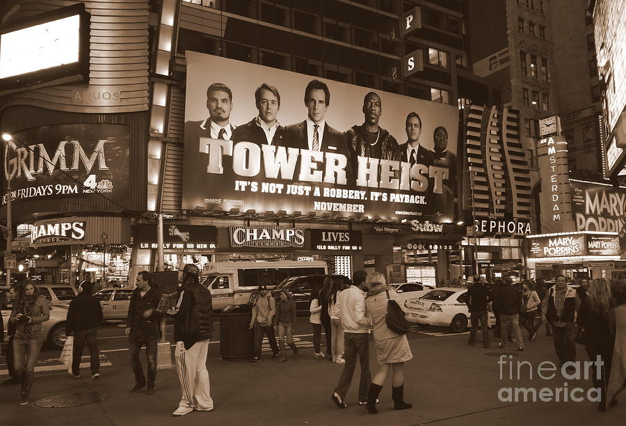 Times Square 185 Photograph by Padamvir Singh