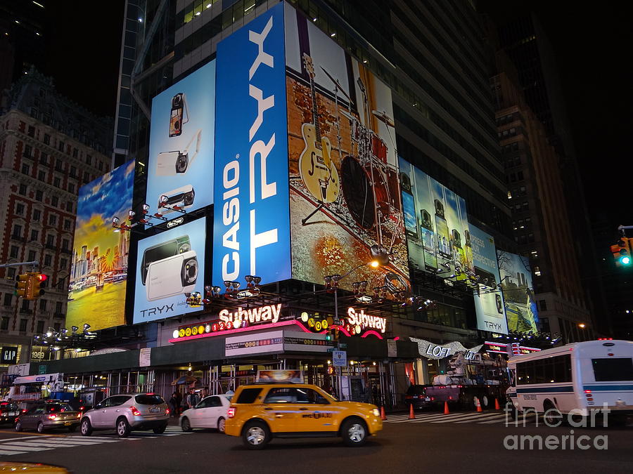 Times Square 187 Photograph by Padamvir Singh