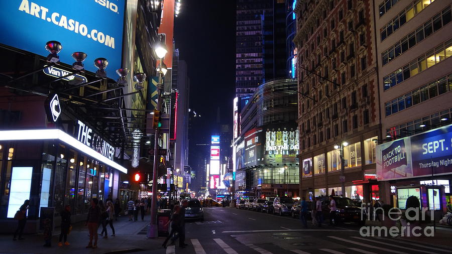 Times Square 2 Photograph by Padamvir Singh