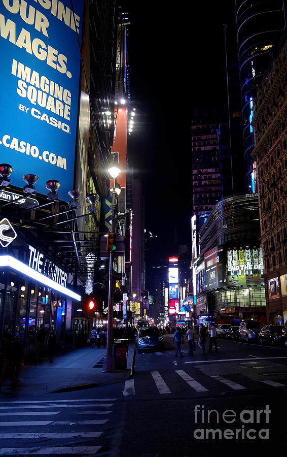 Times Square 3 Photograph by Padamvir Singh