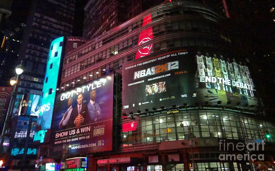 Times Square 6 Photograph by Padamvir Singh