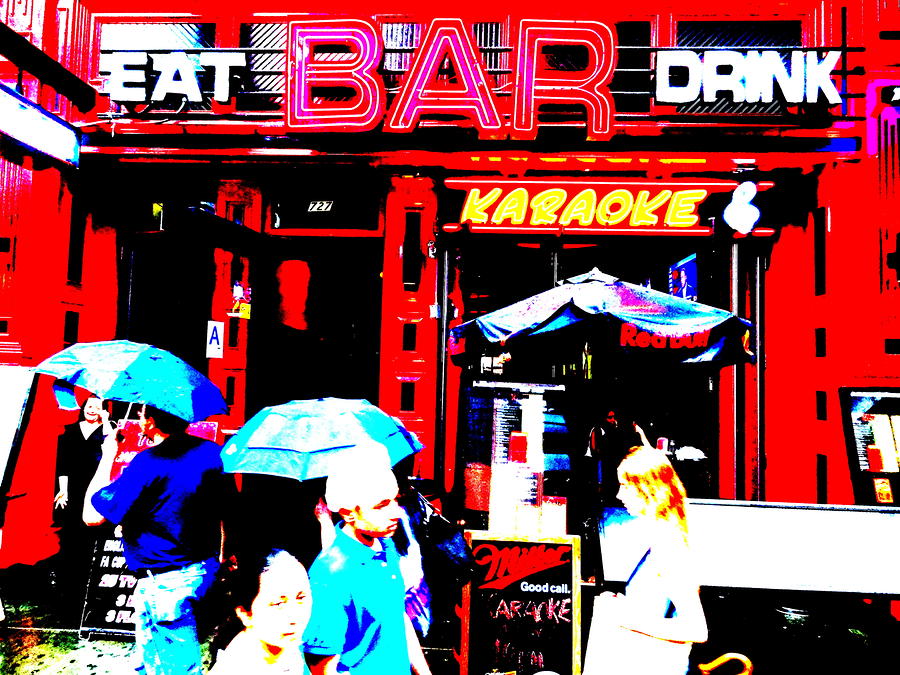 Times Square Bar Photograph by Funkpix Photo Hunter