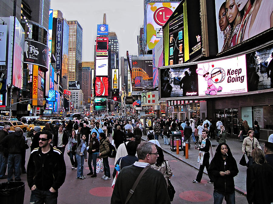 Times Square New York Photograph by David Dehner