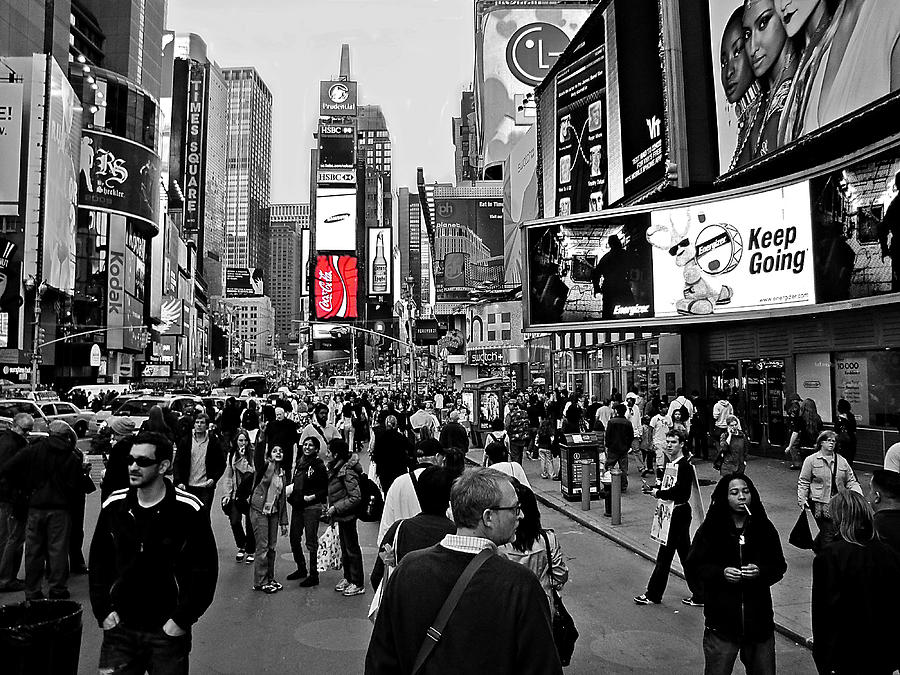 Times Square New York TOC Photograph by David Dehner
