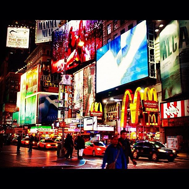 City Photograph - #timessquare #manhattan #newyork by Kaus Wathore