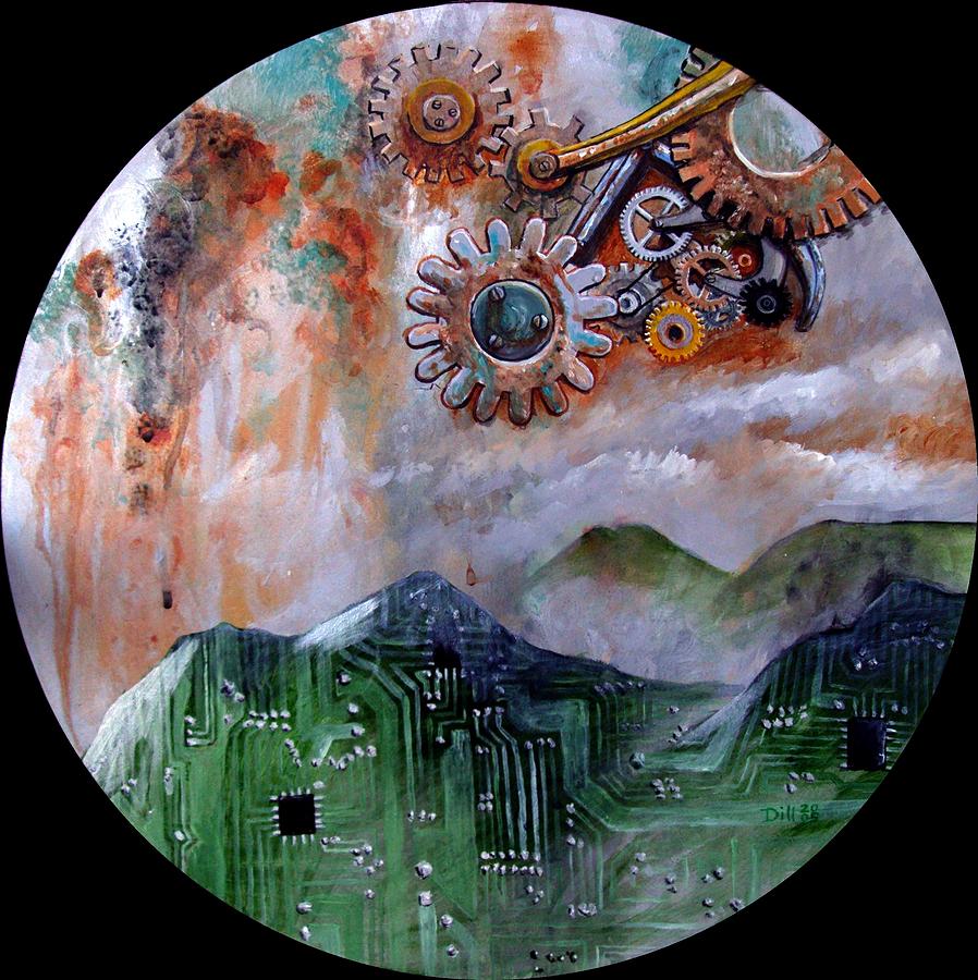 Tin Dream Painting by Rust Dill Tin Dream Painting by Rust Dill