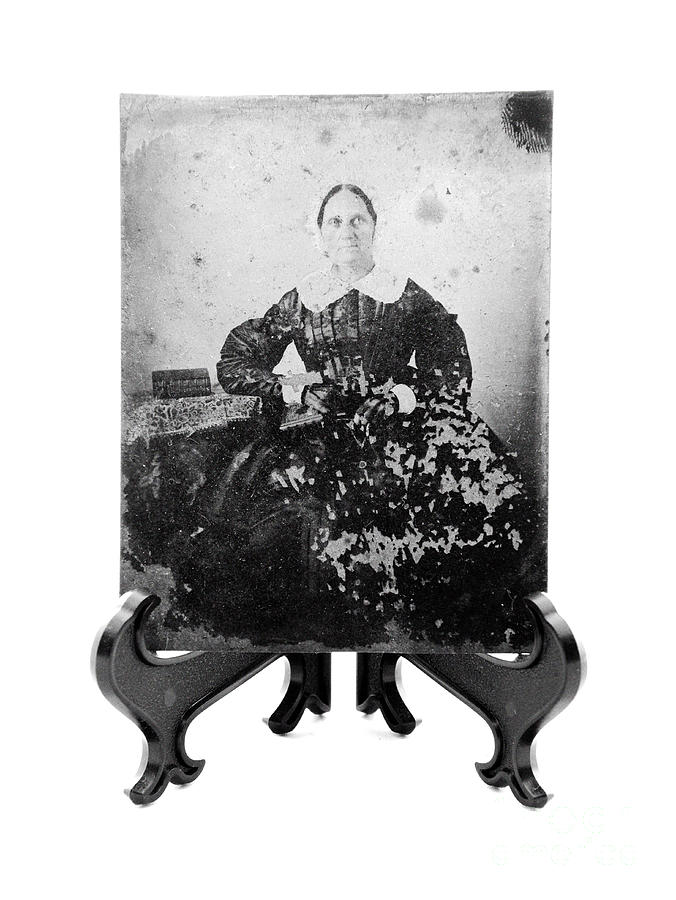 Tintype Circa 1855-1900 Vintage Photograph by Kathleen K Parker