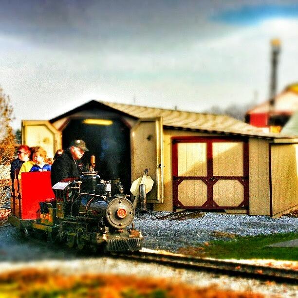 Train Photograph - #tiny #train At The #strasburg by Antonio DeFeo