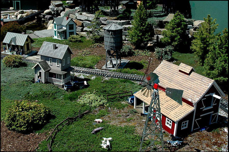 Tiny Train Town Photograph by LeeAnn McLaneGoetz ...