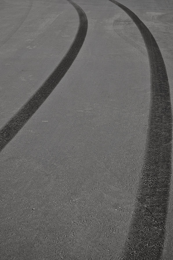 Tire Skid Marks Photograph by Brandon Bourdages - Fine Art America