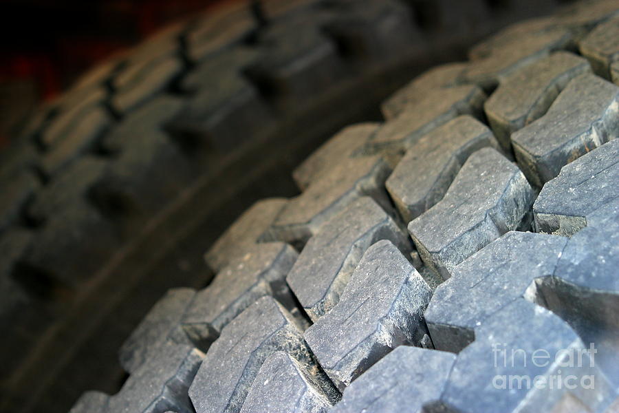 Tire Surface Photograph by Henrik Lehnerer