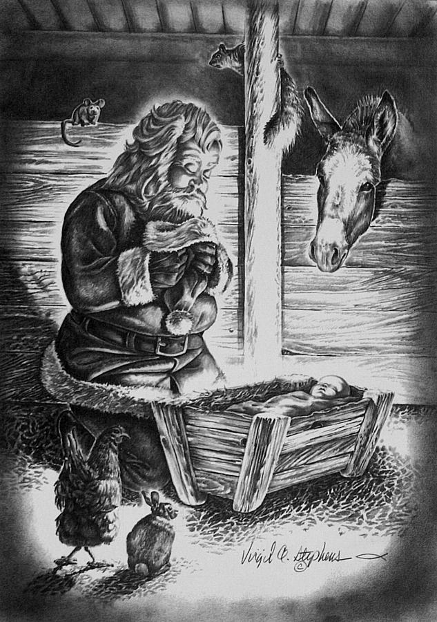 tis the reason for the season drawing by virgil stephens tis the reason for the season drawing by virgil stephens
