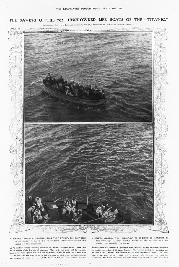 Titanic: Life-boats, 1912 Photograph By Granger - Pixels