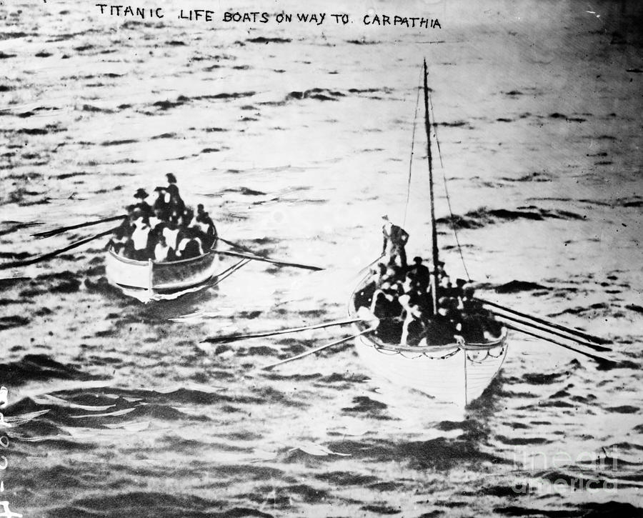 Titanic: Lifeboats, 1912 Photograph by Granger