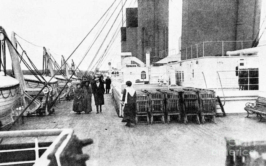 Titanic: On Deck, 1912 by Granger