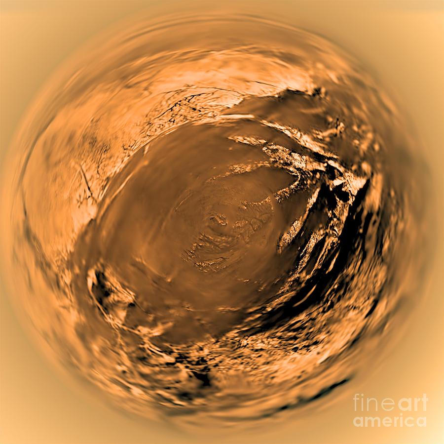 Titans Surface Photograph by Nasa