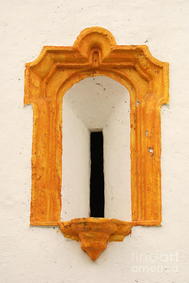 TLACOTALPAN CHURCH WINDOW Veracruz Mexico Photograph by John  Mitchell