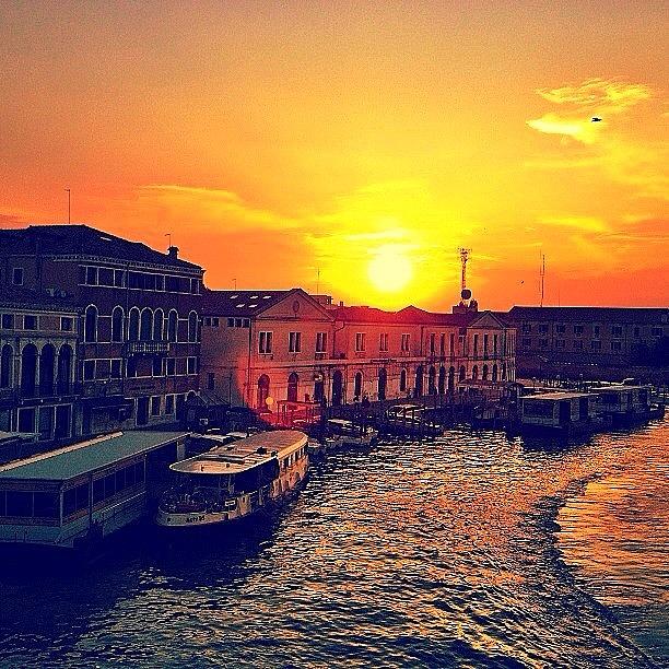 To All You Sunset-lovers, Let Venice Photograph by Koffee Kottage