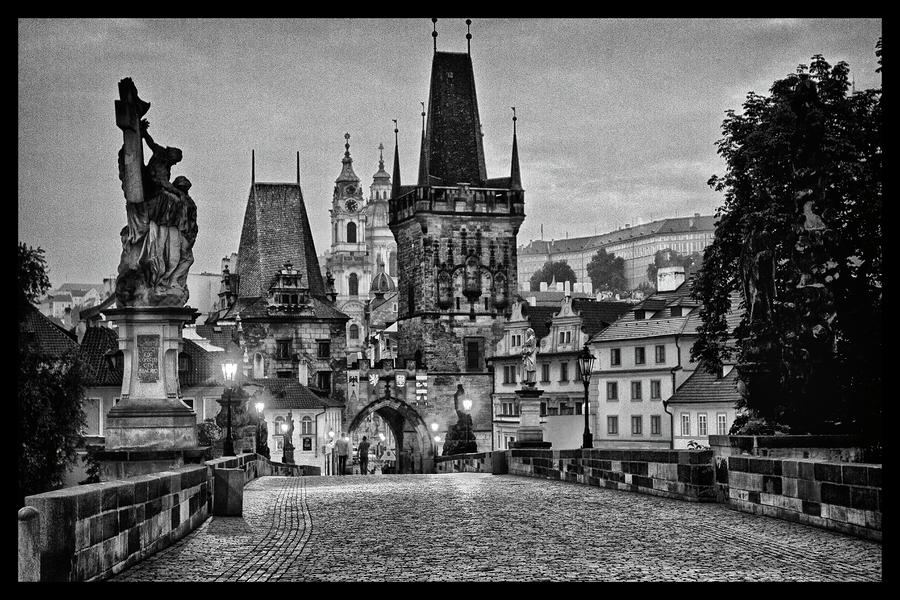 Prague Castle Photograph - To the Castle by Jason Wolters