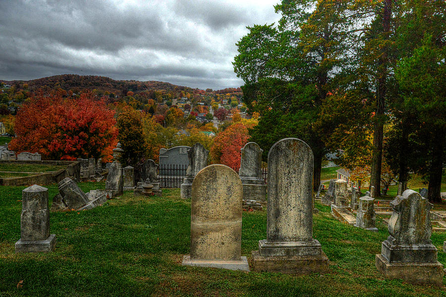 To the Dead in the Graveyard Underneath My Window Photograph by William Fields