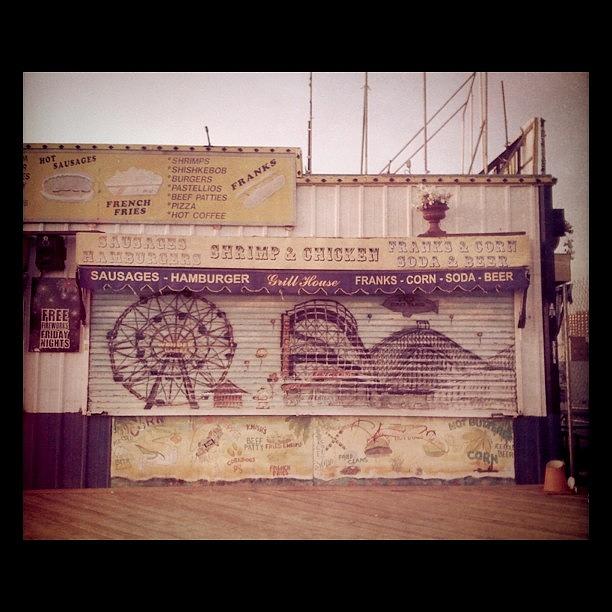 Coney Island Photograph - To The Left Is The Best Taco Stand In by Mollye Chudacoff