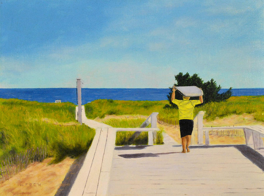 To The Surf Painting by William Frew