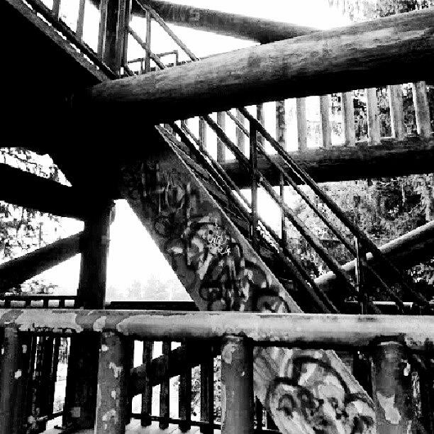 Instagram Photograph - To The Top Of This Tower #tower #stairs by Billy Bateman