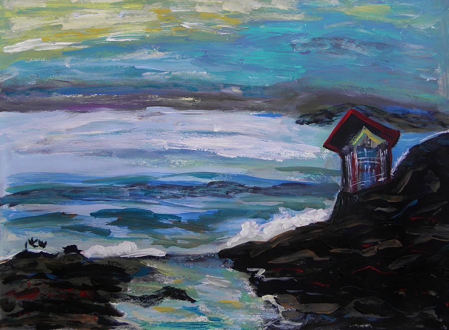 To Watch Beautiful Seas and Skies Painting by Mary Carol Williams