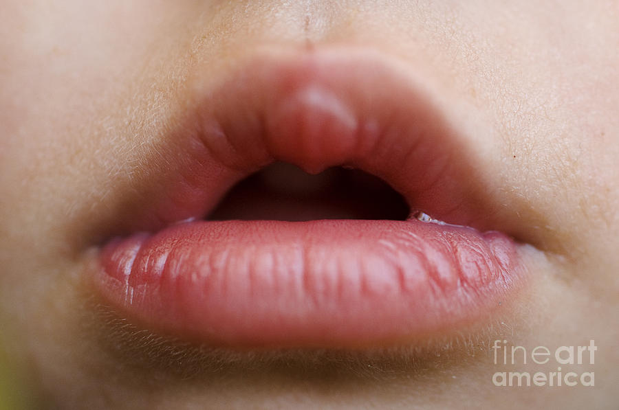 toddlers Mouth and lips  Photograph by Hagai Nativ