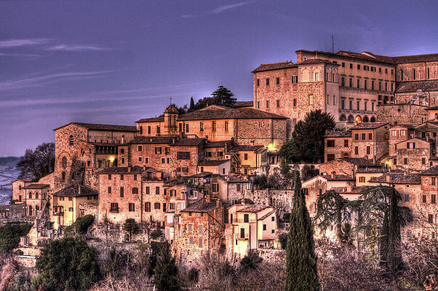 Todi at Sunset Photograph by Andrea Barbieri