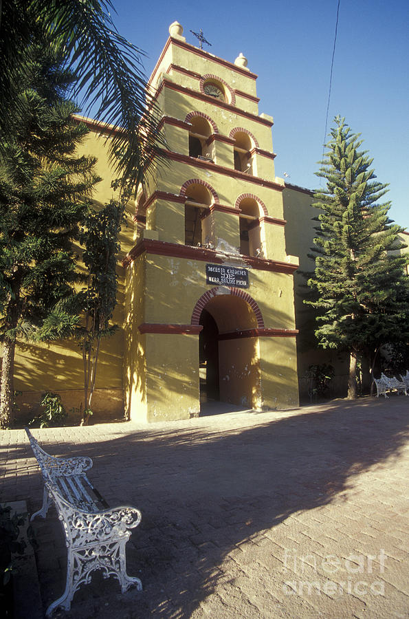 TODOS SANTOS CHURCH Baja Mexico Photograph by John  Mitchell