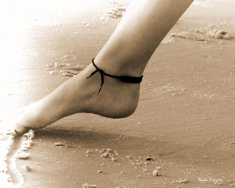 Jacksonville Photograph - Toes in the Sand by Nada Frazier