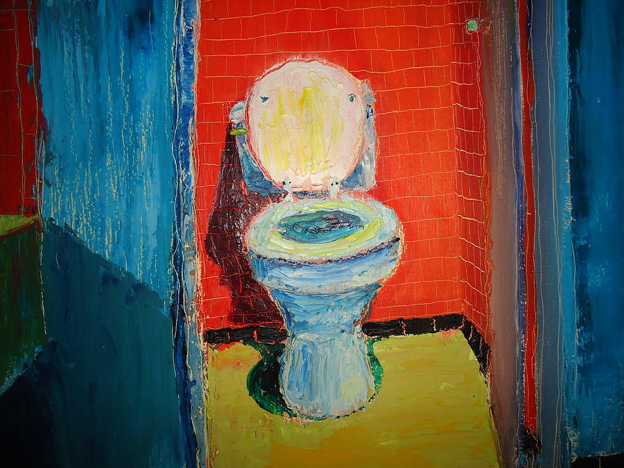 Image result for toilet painting