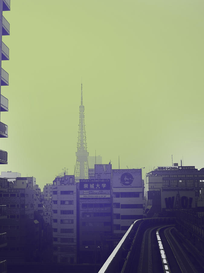 Architecture Photograph - Tokyo City Ride by Naxart Studio
